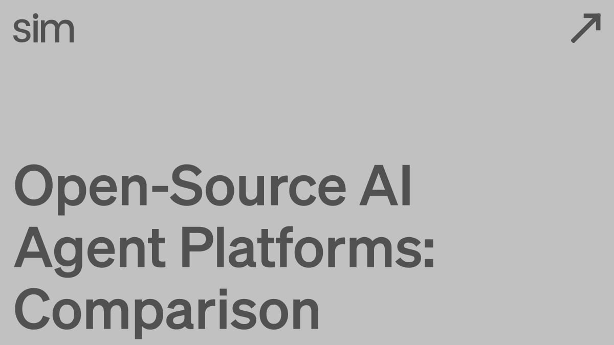 Open-Source AI Agent Platforms and Frameworks Compared